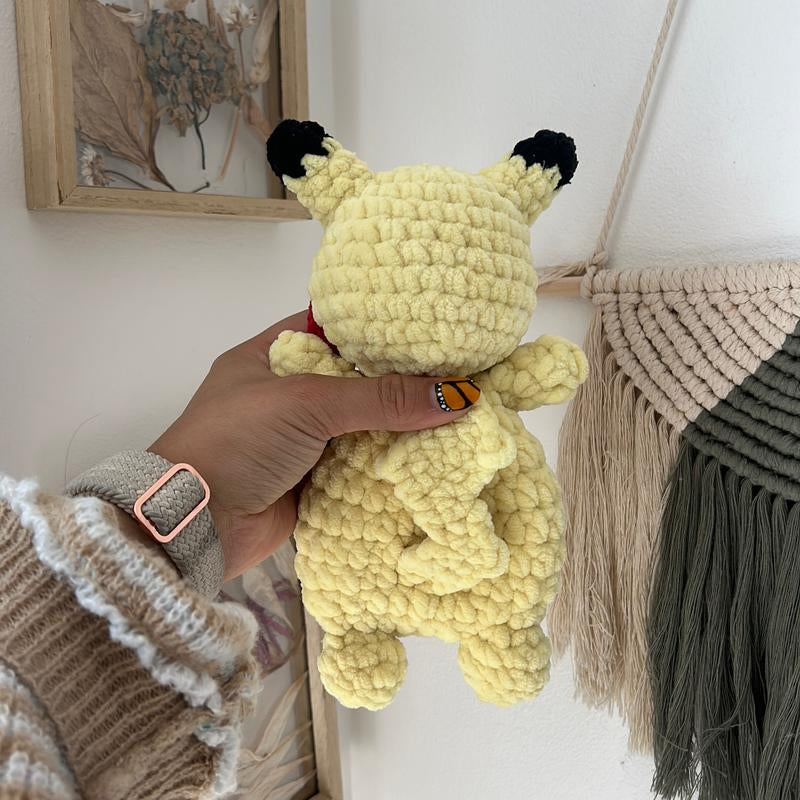 Crochet Lightning Animal Snuggly - Soft Stuffed Toy for Everyone