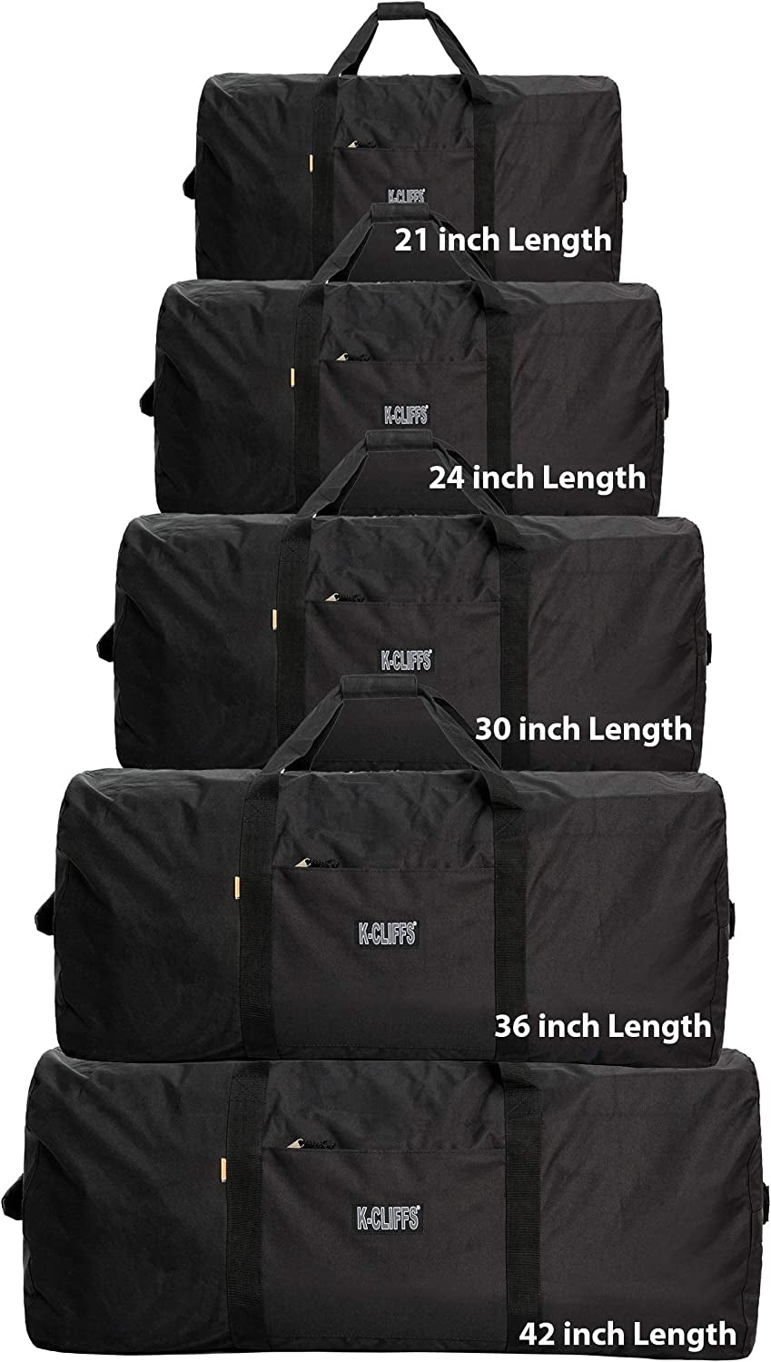 Heavy Duty Cargo Duffel Large Sport Gear Drum Set Equipment Hardware Travel Bag Rooftop Rack Bag (36" X 17" X 17", Black)